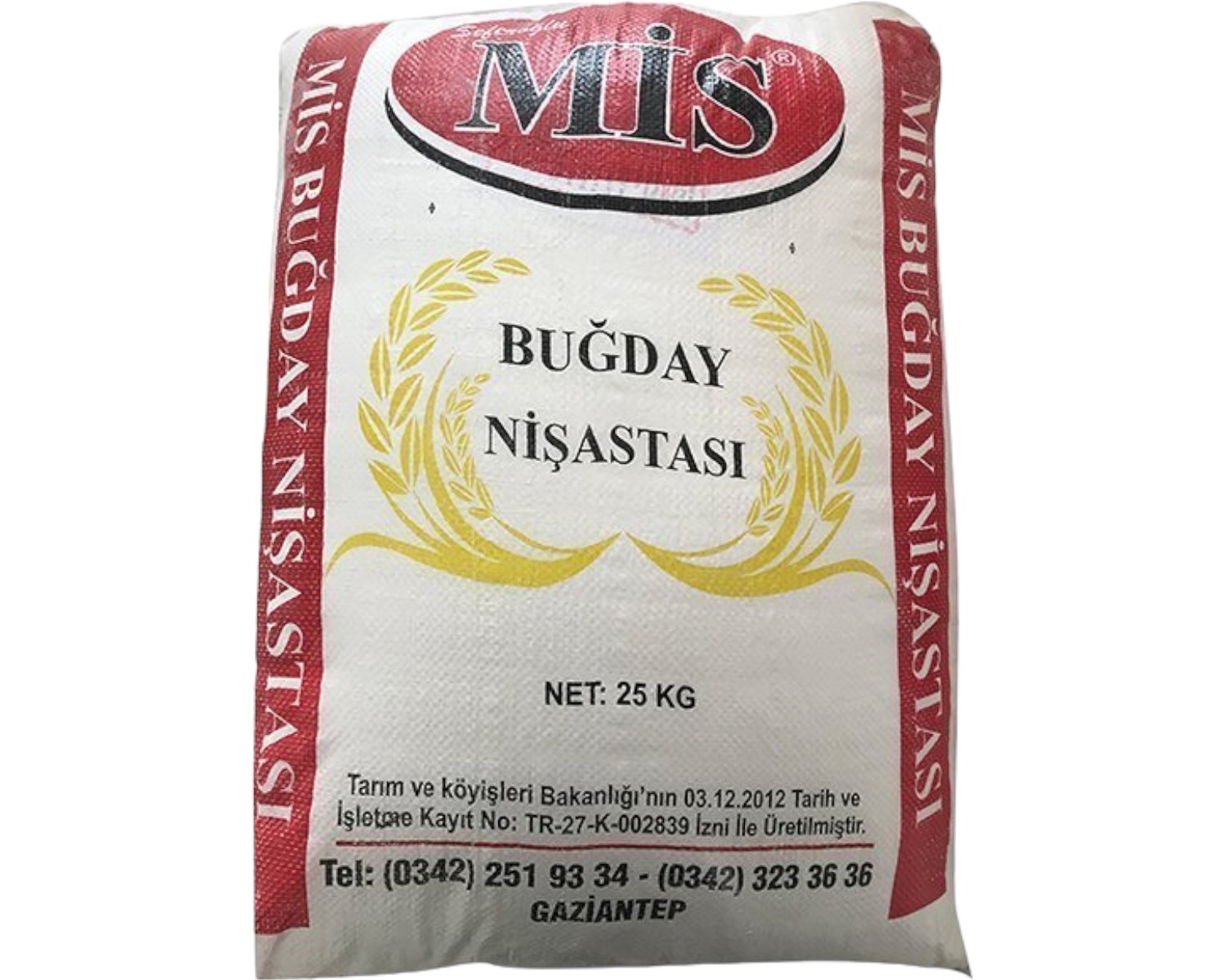 MİS BUĞDAY NİŞASTASI 25 KG